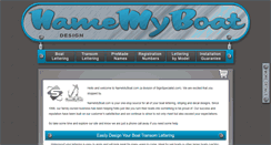 Desktop Screenshot of namemyboat.com